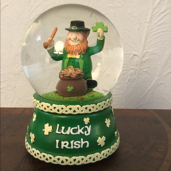 Other - Lucky Irish Musical Snow Globe